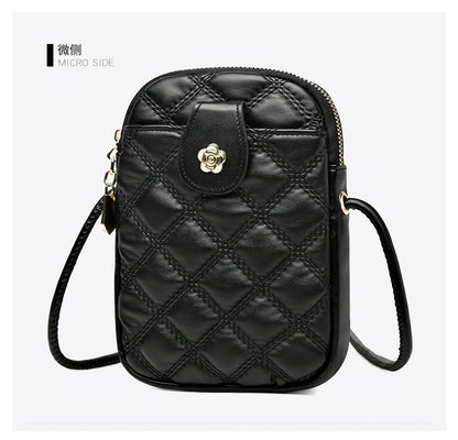 Cross-border diamond-shaped women's bag 2024 new mobile phone bag fashion trend mini shoulder bag messenger bag women wholesale 