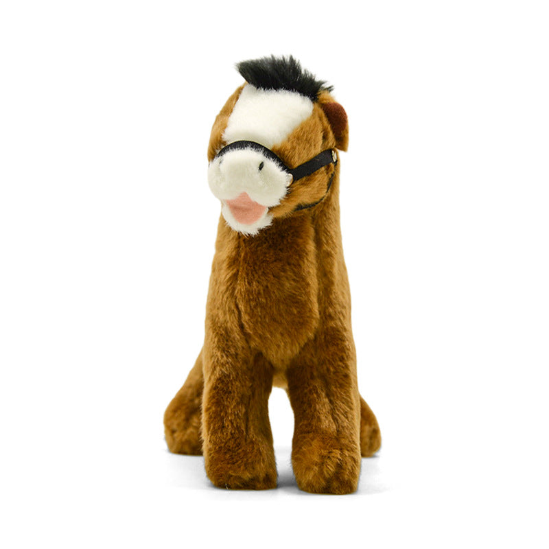 Simulation horse animal plush toy new style doll children gift doll wholesale