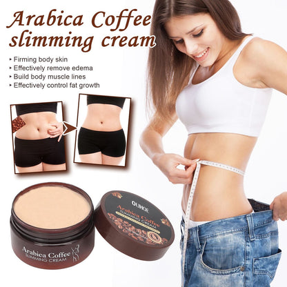 OUHOE coffee slimming cream firming belly fat arm bye-bye fat big belly massage lazy body shaping cream 