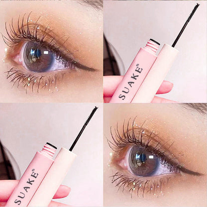 Cross-border makeup powder tube thin head mascara small brush head mascara long curling not easy to smudge not easy to take off makeup