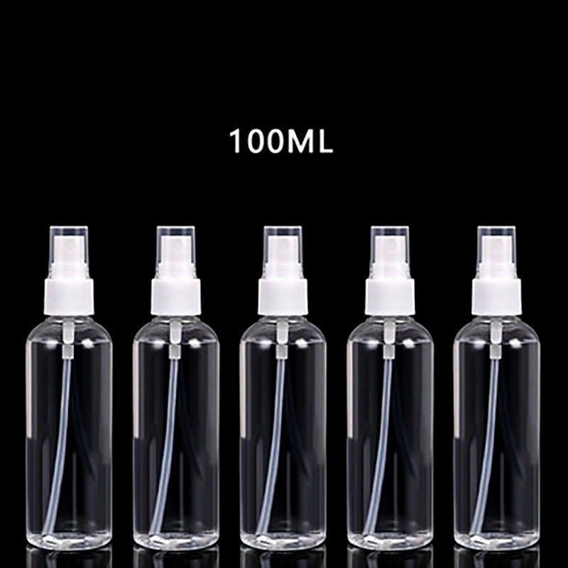 Manufacturers directly supply 100ml portable transparent spray bottle portable makeup spray disinfectant water plastic small spray