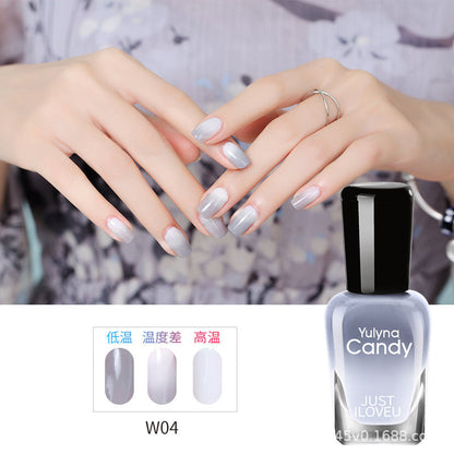 2024 new temperature-changing nail polish, no baking, quick drying, long-lasting, non-peelable, non-fading, multi-color nail polish, direct sales from manufacturers