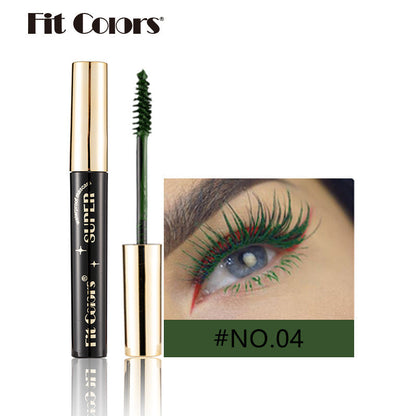 Cross-border Fit Colors 14 color mascara thick curling not easy to smudge Christmas stage makeup foreign trade