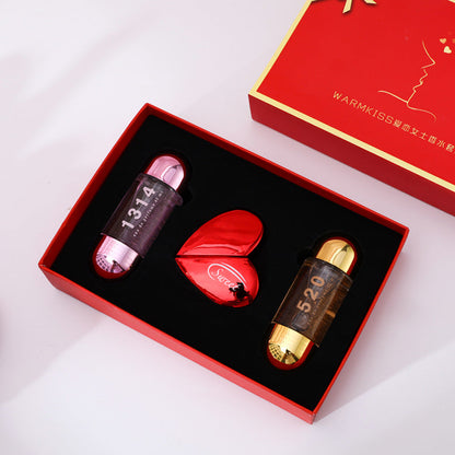 Love ladies love Valentine's Day perfume set soft and lasting light fragrance cross-border live broadcast one piece drop shipping Vietnam