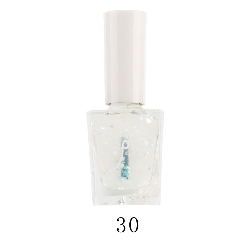 Oily nail polish, no baking, quick drying, non-peelable, non-stripping, safe, cross-border, odorless, nude nail polish for nail salons