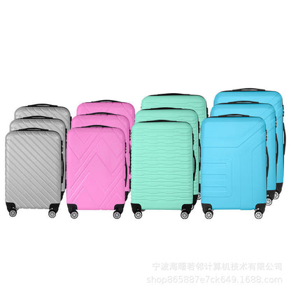 Suitcase semi-finished suitcase manufacturers wholesale ABS trolley case business cabin suitcase printable pattern 12 piece set 