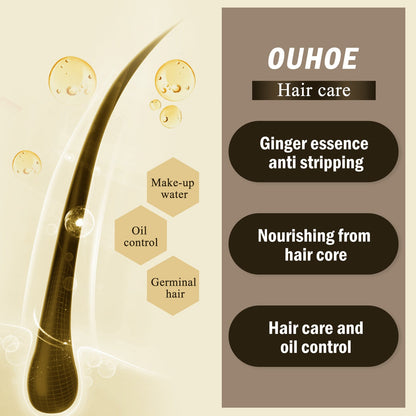 OUHOE Ginger Thickening Hair Spray for Anti-hair Loss, Moisturizing, Strengthening, Thickening Hair, Nourishing Hair Care Spray 