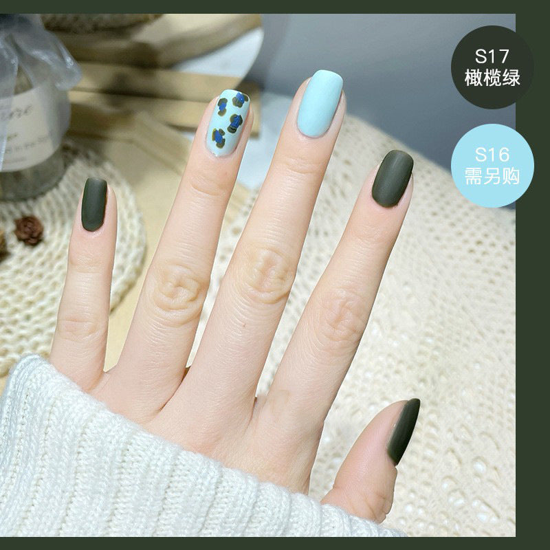 2023 new nail polish spring and summer color water-based matte nail polish cannot be peeled off and dried naturally, suitable for pregnant women