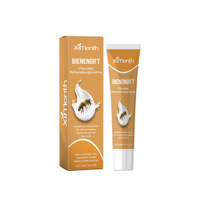 Ximonth Bee Venom Skin Care Cream បំបាត់ក្រហម និងរមាស់ដៃ និងជើង ជួសជុល និងផ្តល់សំណើមដល់ស្បែក 