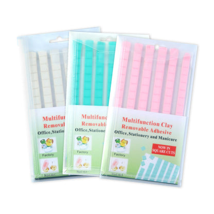 Manicure Clay Nail Clay Green Pink White Plasticine Nail Fixing Glue Clay Multifunctional Nail-Free Glue