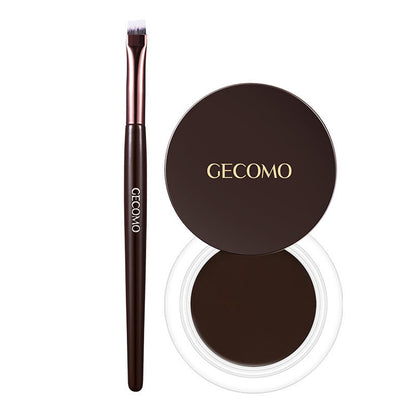 GECOMO long-lasting air eyeliner is not easy to smudge, waterproof and sweat-proof, natural shadow, eyebrow cream that does not take off makeup