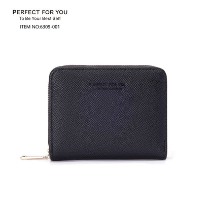 perfect for you short women's wallet Korean style fashion accordion zipper card holder two fold coin purse 