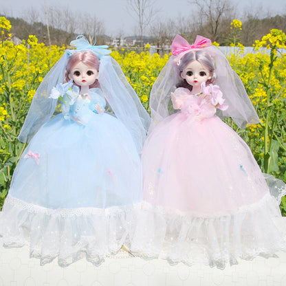 Creative new style tulle skirt princess doll toy girl Barbie doll birthday gift girl Mingrun Barbie