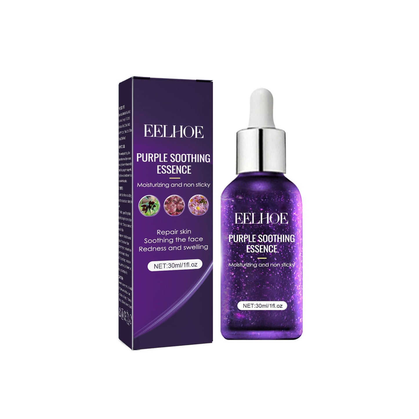 EELHOE Multi-Purple Repair Essence Repairs skin barrier, fades erythema, smoothes skin and moisturizes essential oil 