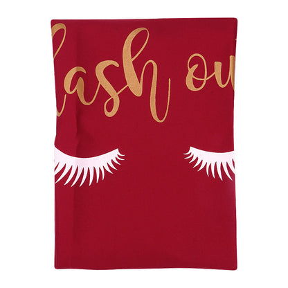 Wholesale eyelash extension apron individually packaged cotton and linen material eyelash extension apron