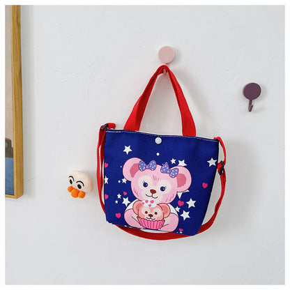 Cartoon Stella Lou children's bag anime cute net red canvas handbag Korean version casual children's messenger bag wholesale