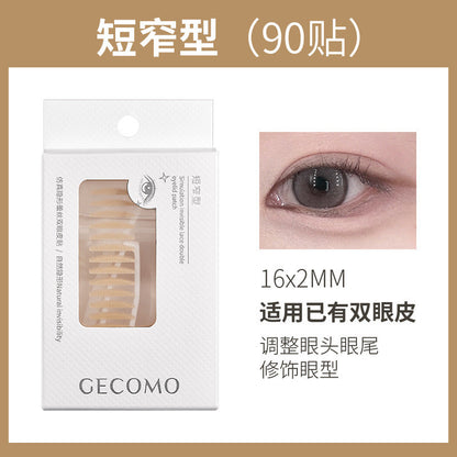 GECOMO simulation invisible lace double eyelid stickers lasting shaping single eyelids natural seamless big eye beauty stickers