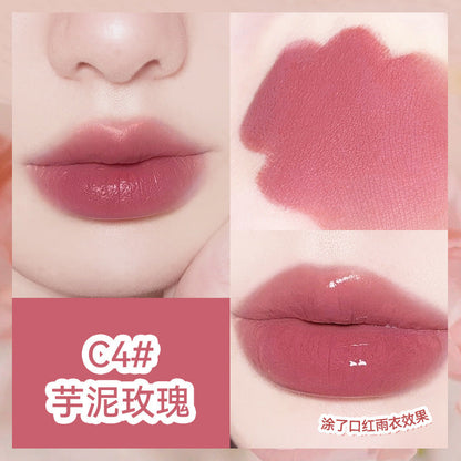 Silky mist raincoat lipstick matte non-stick cup ក្រែមលាបមាត់មិនស្អិត មិនរបក មិនជ្រាបទឹក ជាប់បានយូរ មានលក់ដុំ