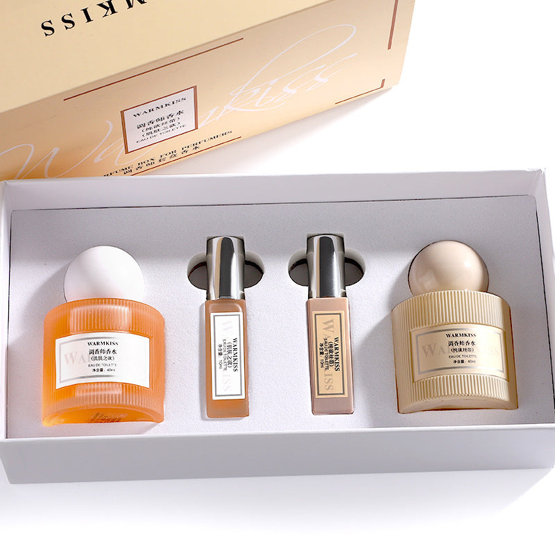 Internet celebrity hot-selling perfumer women's perfume gift box long-lasting light fragrance skin desire pure desire ribbon Vietnam wholesale 