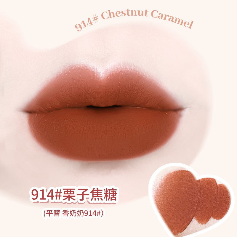 NOVO soft mist mirror water light lip glaze lip gauze waterproof non-stick cup lipstick student bare face whitening wholesale 