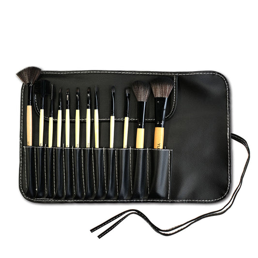 Yu Linna 12-piece makeup brush set foundation blush brush beginner makeup tool one-piece makeup brush set