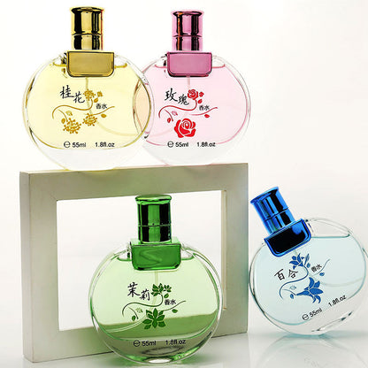 Liangzi domestic osmanthus perfume rose jasmine lily women's perfume wholesale long-lasting light fragrance 55ml student perfume