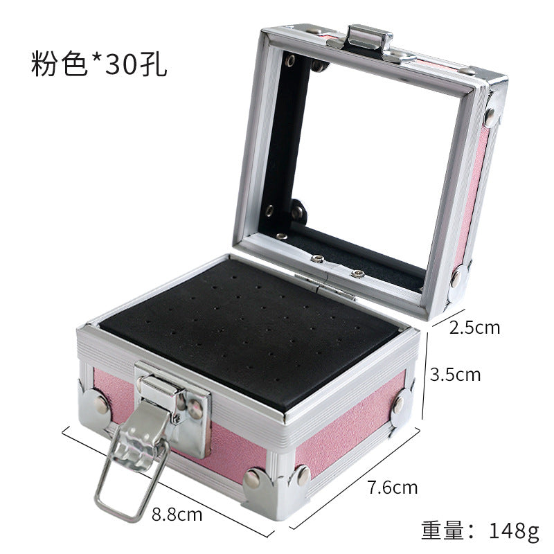 Nail polishing head storage box portable tool box desktop storage rack tool box jack display stand wholesale