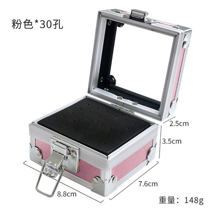 Nail polishing head storage box portable tool box desktop storage rack tool box jack display stand wholesale