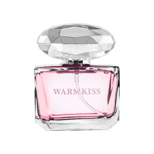 WARMKISS Rose Quartz Diamond Women's Perfume Fresh Natural Lasting Eau de Toilette Student Affordable Internet Celebrity Hot Selling 50ml 