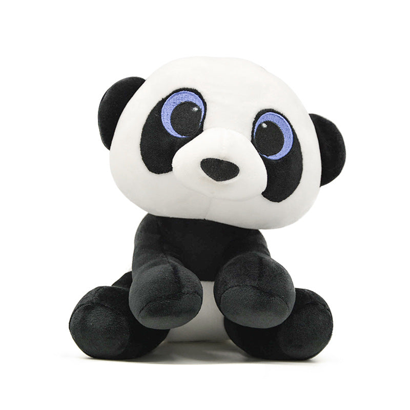 Simulation Animal Panda Plush Toy Cute Black and White Red Panda Doll Cartoon Doll Children's Gift