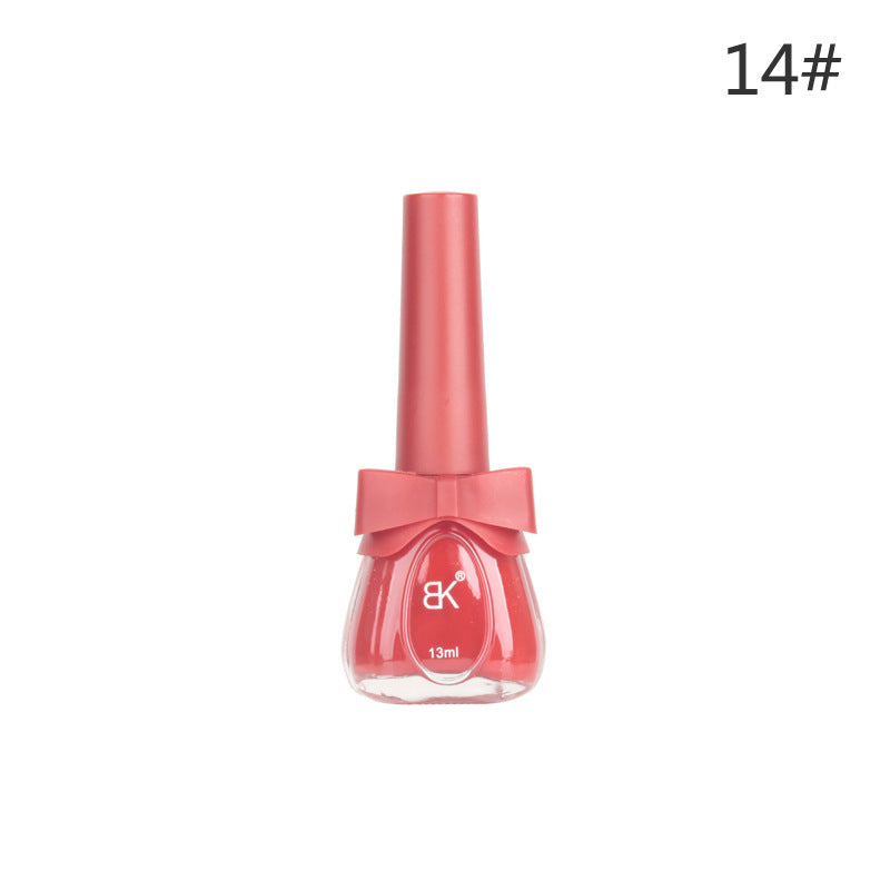 Water-based nail polish no baking quick drying tearable set nude transparent odorless long-lasting peelable cross-border nail polish