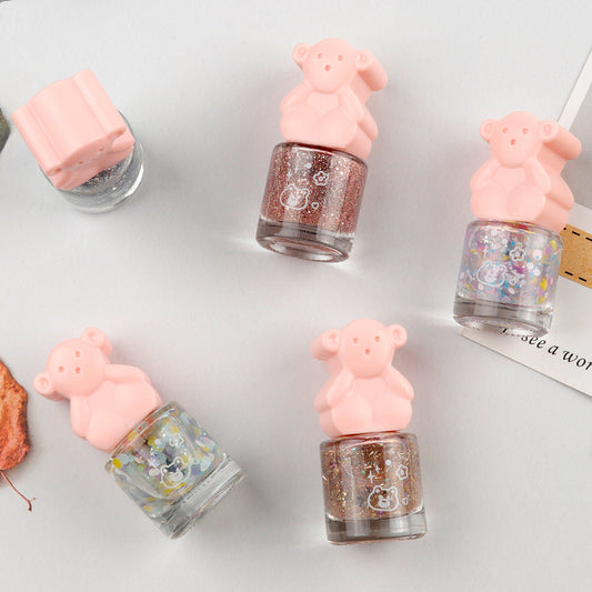 Bei Shijie water-based cute no-bake long-lasting non-peelable quick-drying nude color no odor nail polish wholesale