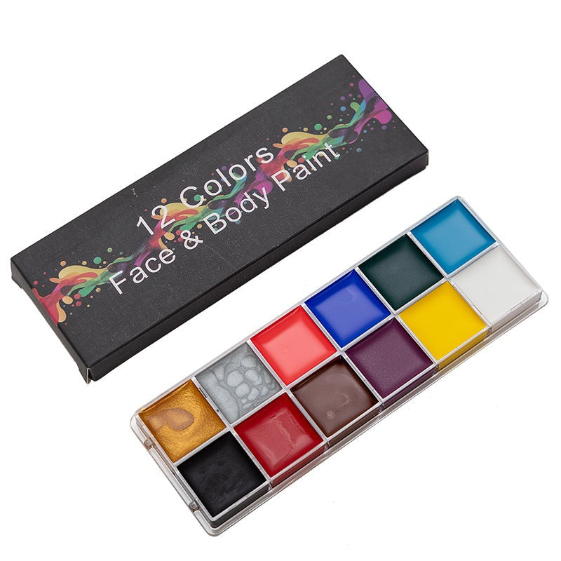 Halloween oil paint body paint pigment body paint cream drama makeup children's dance performance painting pigment