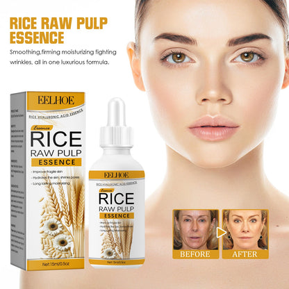 EELHOE rice hyaluronic acid essence moisturizes, brightens skin tone, improves roughness, anti-wrinkle and anti-aging 