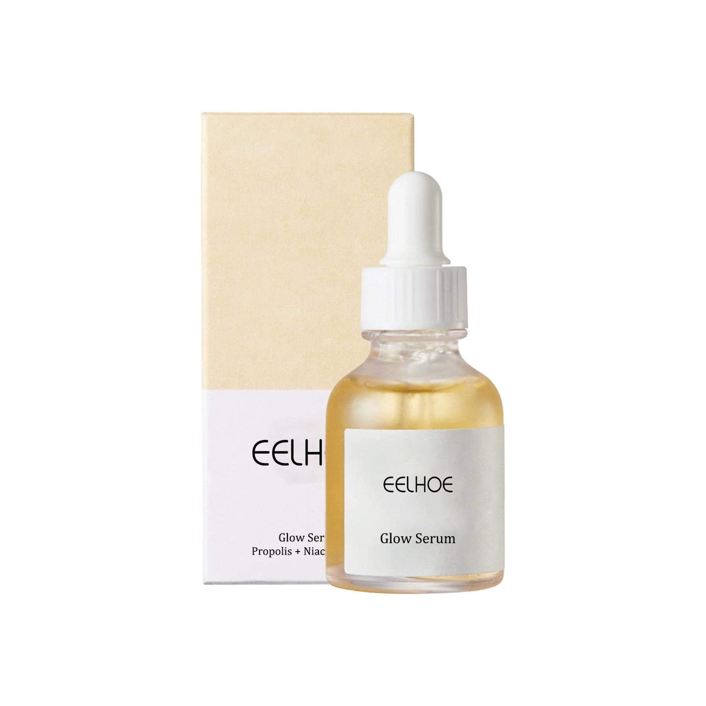 EELHOE Propolis Niacinamide Light Essence Whitens Facial Skin, Diminishes Acne Scars, Hydrates, Tightens Pores 