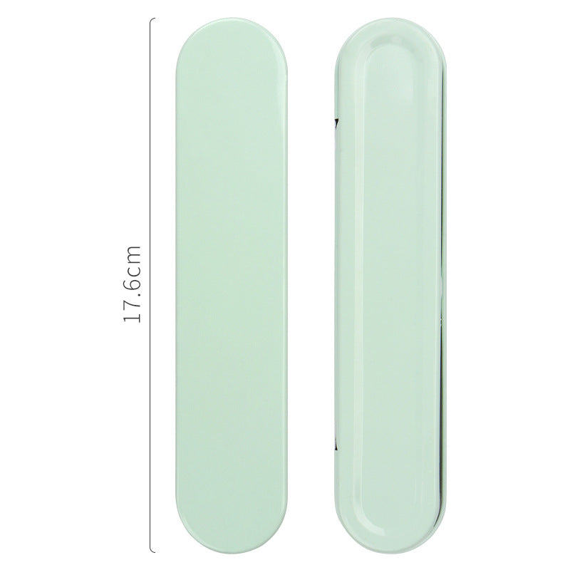 Wholesale grafting eyelash tweezers storage tool tinplate rectangular double layer sponge multi-color tweezers storage box