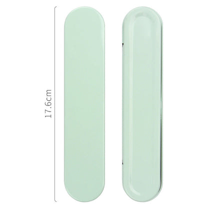 Wholesale grafting eyelash tweezers storage tool tinplate rectangular double layer sponge multi-color tweezers storage box