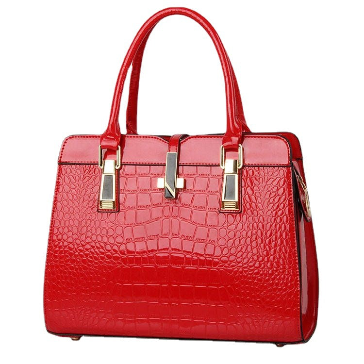 2024 autumn and winter fashion trend women's bag crocodile pattern shoulder crossbody handbag one piece drop shipping 