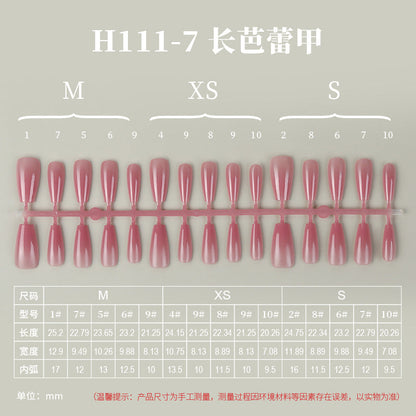 新款渐变晕染穿戴甲腮红渐变手工穿戴甲分码底片穿戴甲手工甲片