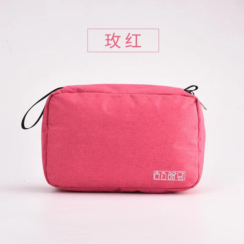 Portable toiletry hanging toiletry storage bag with large capacity, simple and multi-functional travel storage bag 