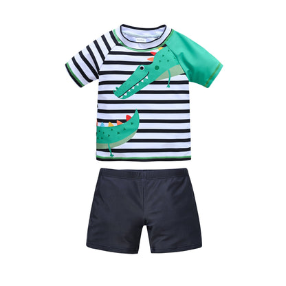 Children's swimsuit split 2024 summer new shark large and medium-sized children's hot spring swimsuit boy baby swimsuit wholesale