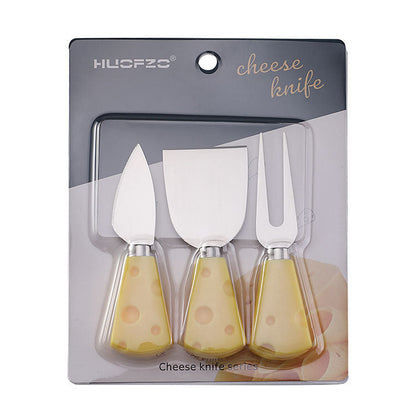 Household cheese knife baking tool spatula cutlery set cheese knife three-piece set butter knife 3-piece set