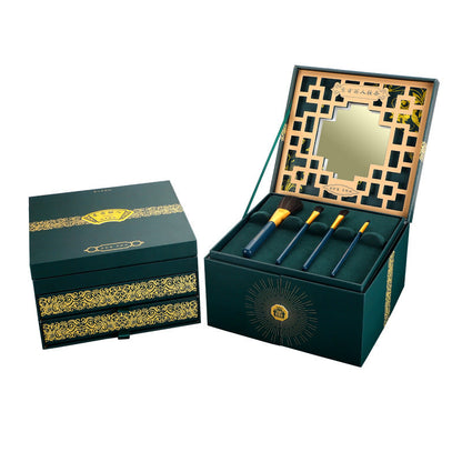 Love Travel 214 Valentine's Day Gift Oriental Classical Makeup Box Perfume Carved Lipstick Cosmetics Set Gift Box 