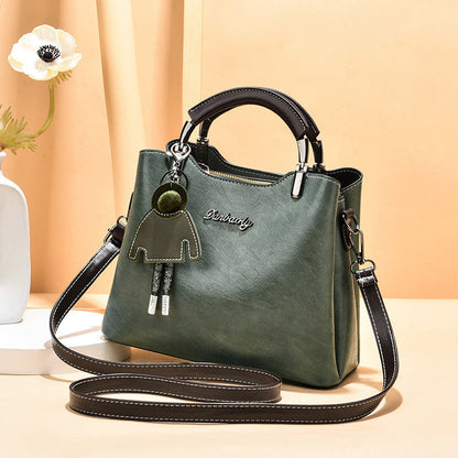 Women's bag 2024 autumn and winter new Korean style fashionable color matching large capacity women's bag one piece dropshipping shoulder messenger bag 