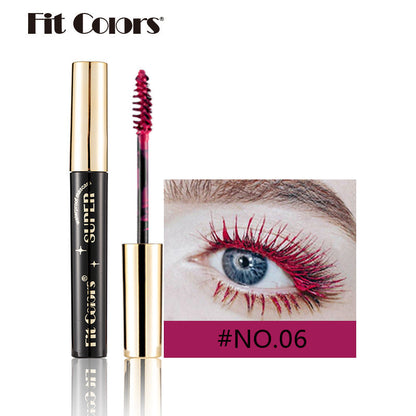 Cross-border Fit Colors 14 color mascara thick curling not easy to smudge Christmas stage makeup foreign trade