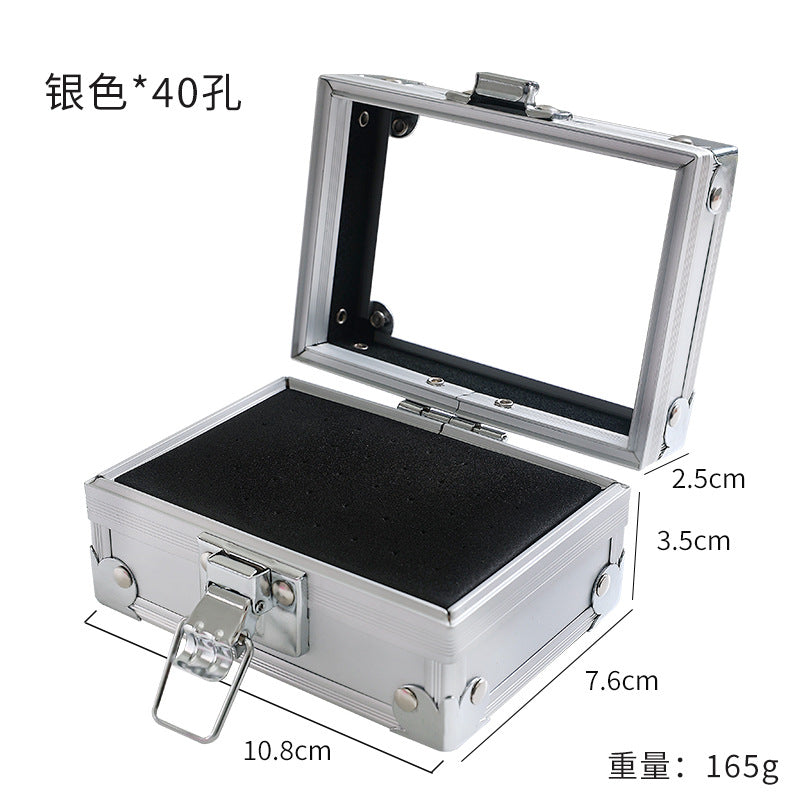 Nail polishing head storage box portable tool box desktop storage rack tool box jack display stand wholesale