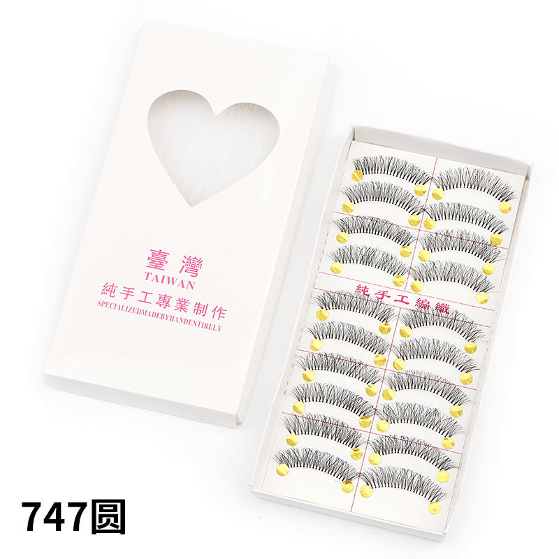 Dingsen false eyelashes manufacturer boutique 216 217 natural eyelashes nude makeup thick bridal makeup eyelashes