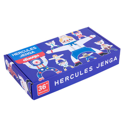 Montessori Hercules Jenga ប្រដាប់ក្មេងលេង ឈើ