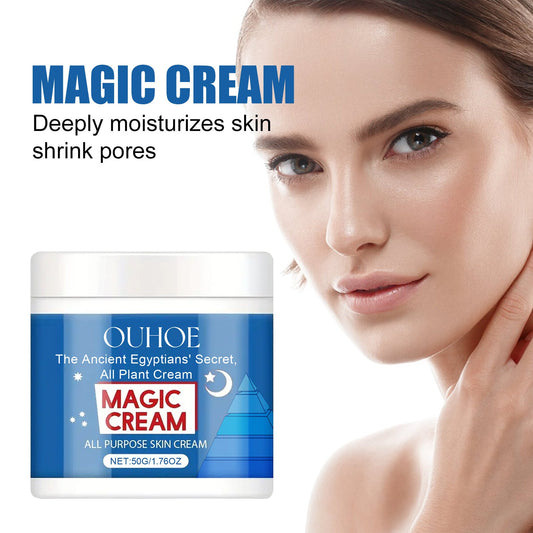 OUHOE Deep Moisturizing Cream ផ្តល់សារធាតុចិញ្ចឹម ផ្តល់សំណើម ធ្វើអោយស្បែកភ្លឺថ្លា និងស្រស់ស្អាត ធ្វើអោយប្រសើរឡើងនូវភាពជ្រីវជ្រួញ ផ្តល់សំណើមយ៉ាងជ្រៅ និងធ្វើអោយស្បែកតឹងណែន 