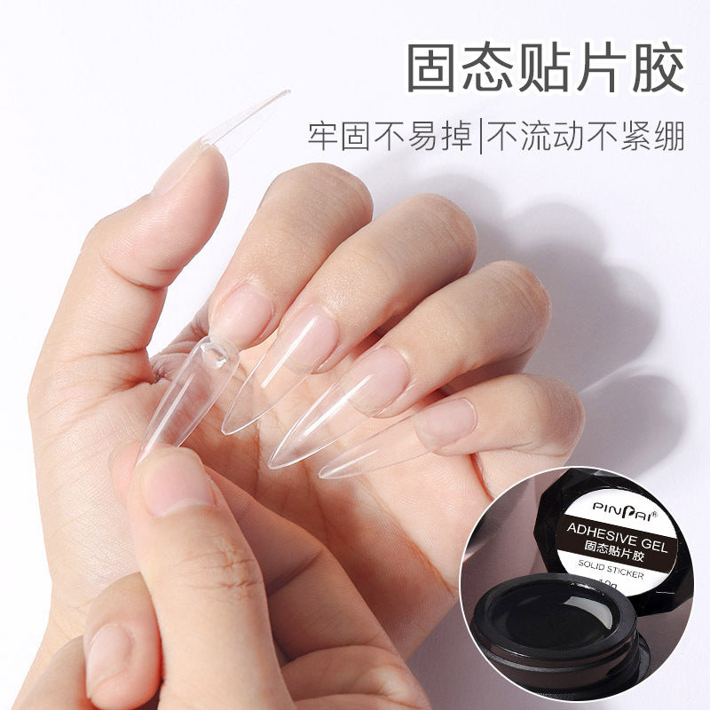 Solid patch glue nail piece adhesive new phototherapy canned nail patch gel does not hurt the nail nail shop recommended